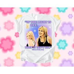 Hilary Duff  So Yesterday Meme T Shirt White